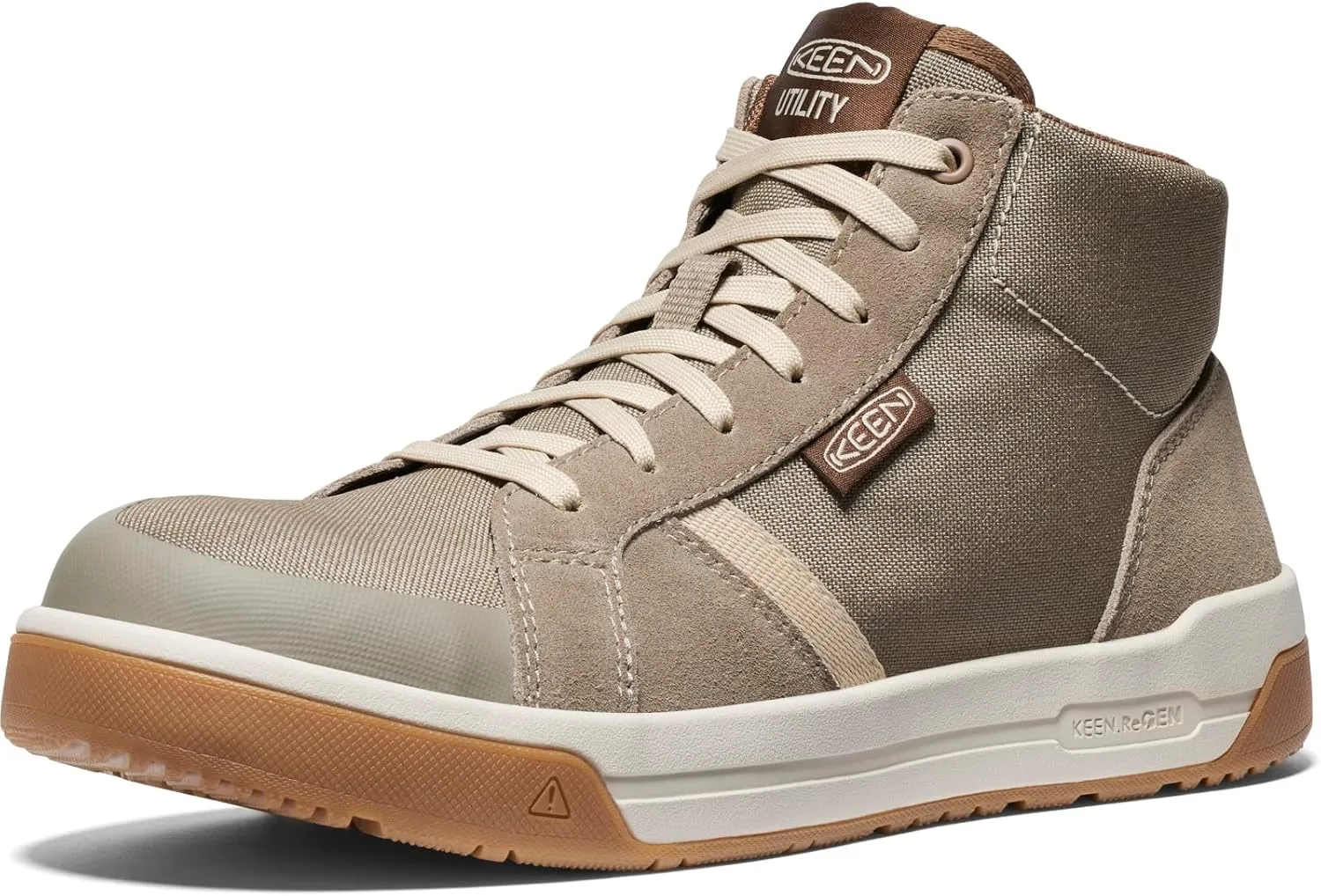 KEEN Utility Men's Kenton Mid Top Composite Toe Breathable Work Sneakers