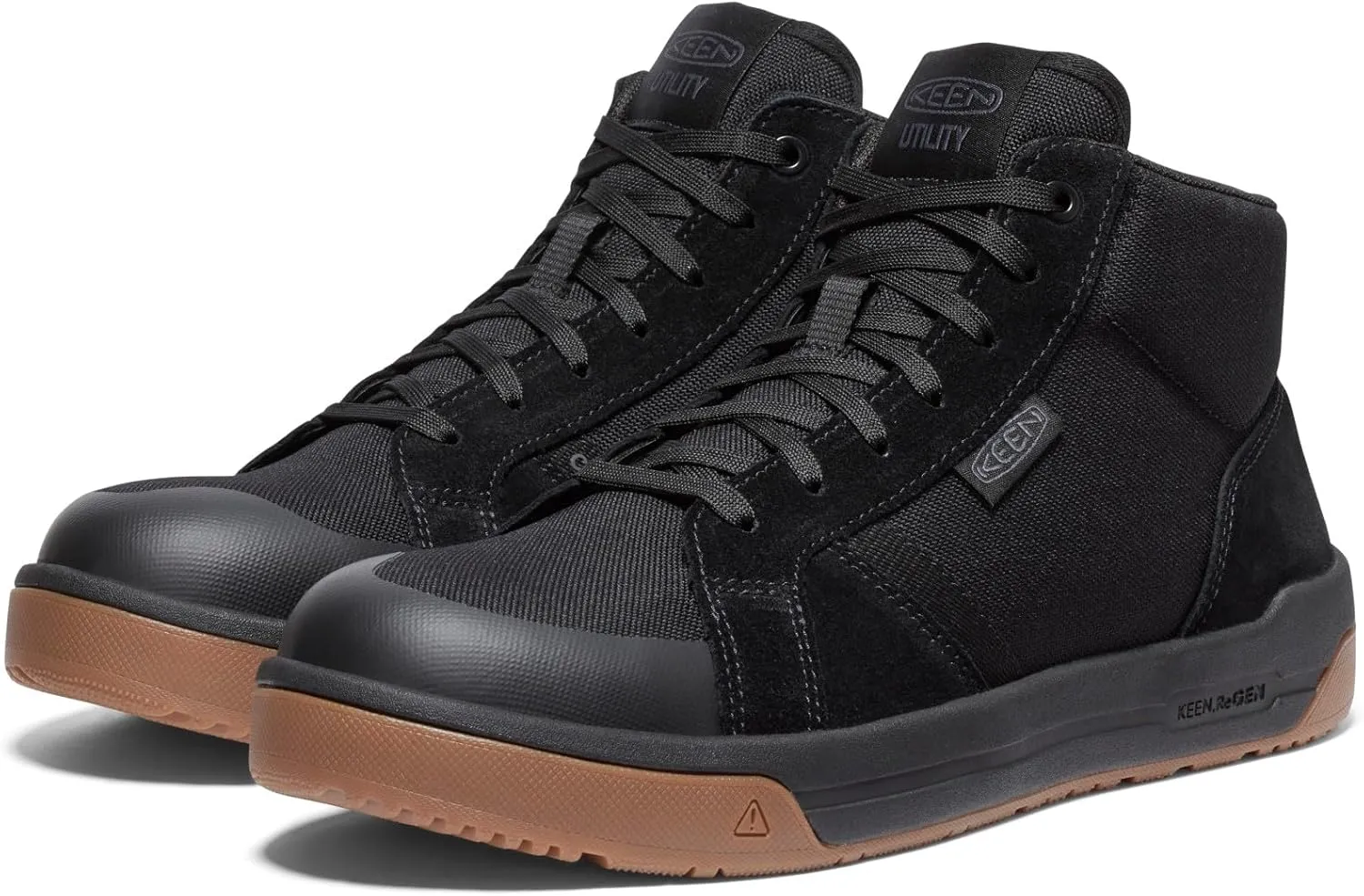 KEEN Utility Men's Kenton Mid Top Composite Toe Breathable Work Sneakers