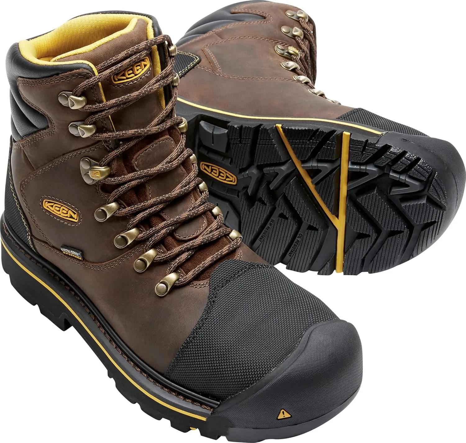 KEEN Utility Men's Milwaukee 6" Steel Toe Waterproof Work Boots