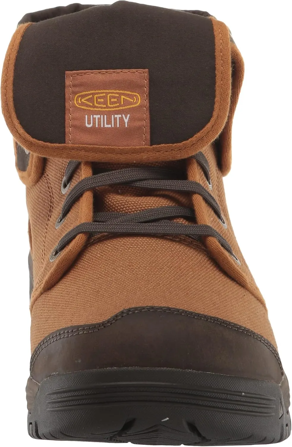 KEEN Utility Men's Roswell Mid Height Soft Toe Canvas Work Boot