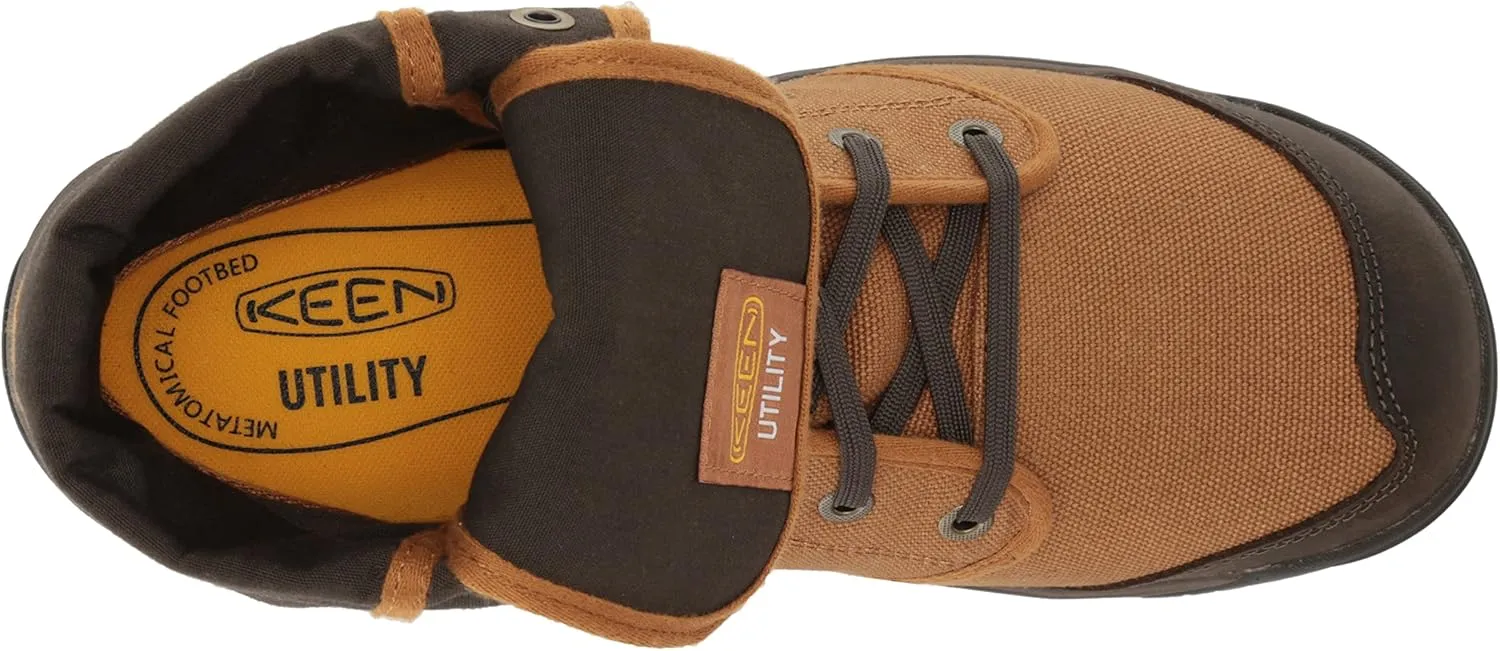 KEEN Utility Men's Roswell Mid Height Soft Toe Canvas Work Boot