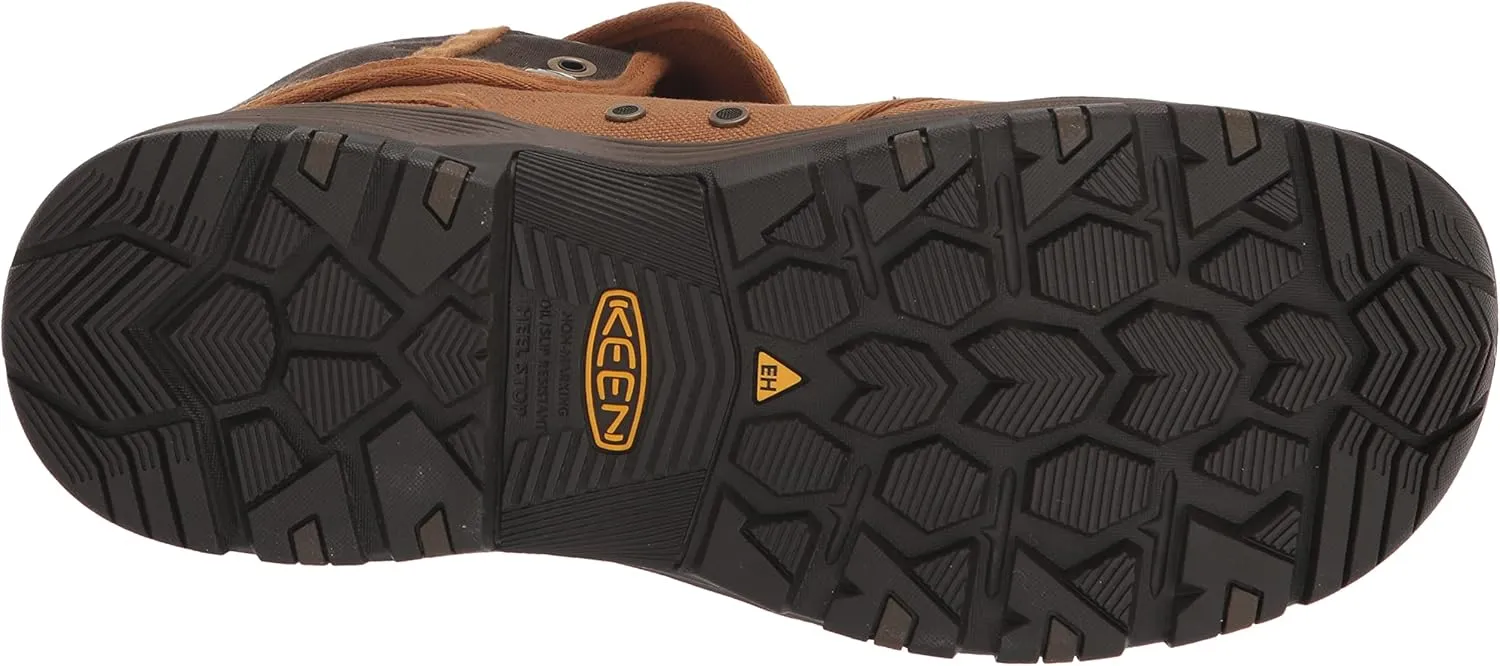 KEEN Utility Men's Roswell Mid Height Soft Toe Canvas Work Boot