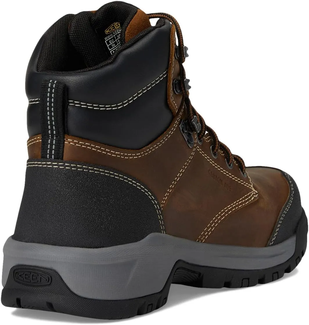 KEEN Utility Women's Evanston 6” Composite Toe Waterproof Internal Met Guard Work Boots