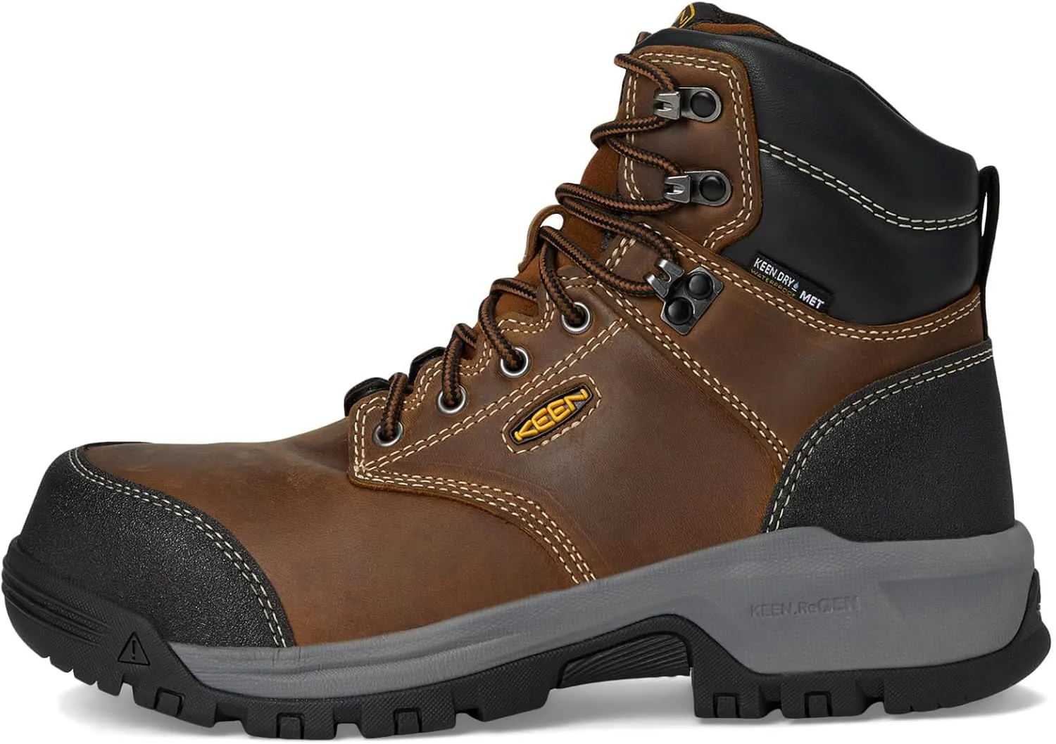 KEEN Utility Women's Evanston 6” Composite Toe Waterproof Internal Met Guard Work Boots