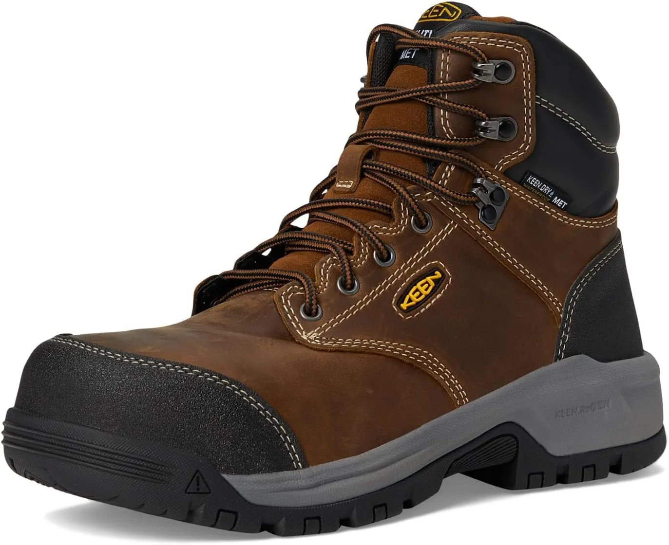 KEEN Utility Women's Evanston 6” Composite Toe Waterproof Internal Met Guard Work Boots