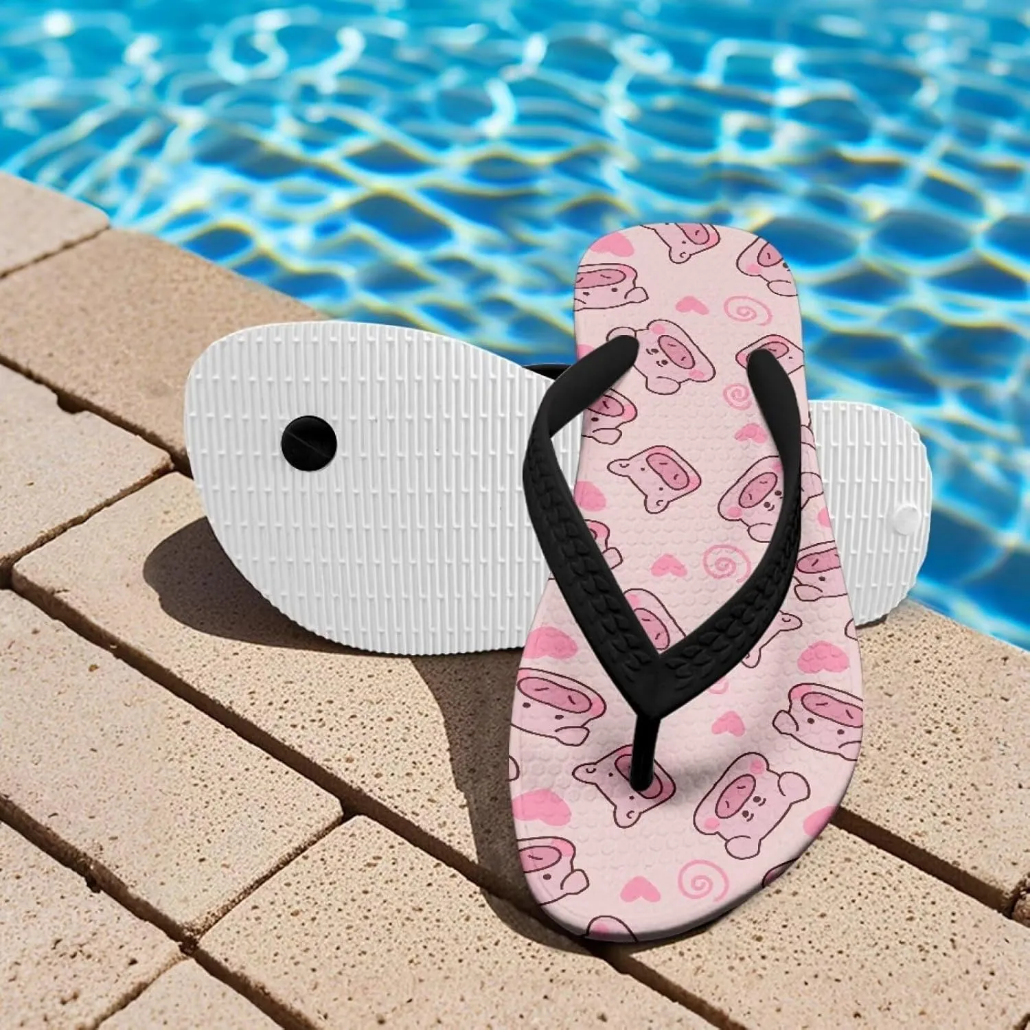 Kid's Flip Flops Non-Slip Girls Boys Slippers Slide Sandals for Home Beach Swim Pool
