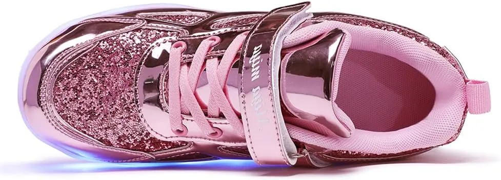 Kids Shoes with Double Wheels - Upgraded Kids Roller Shoes for Gifts, Retractable Wheels Skateboarding Shoes for Kids Sneakers Light Up Rechargeable for Birthday Party Gift
