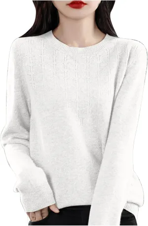 Lightweight Sweaters for Women Fall Fashion 2024 Long Sleeve Crewneck Tunic Sweater Tops Loose Soft Knit Pullovers
