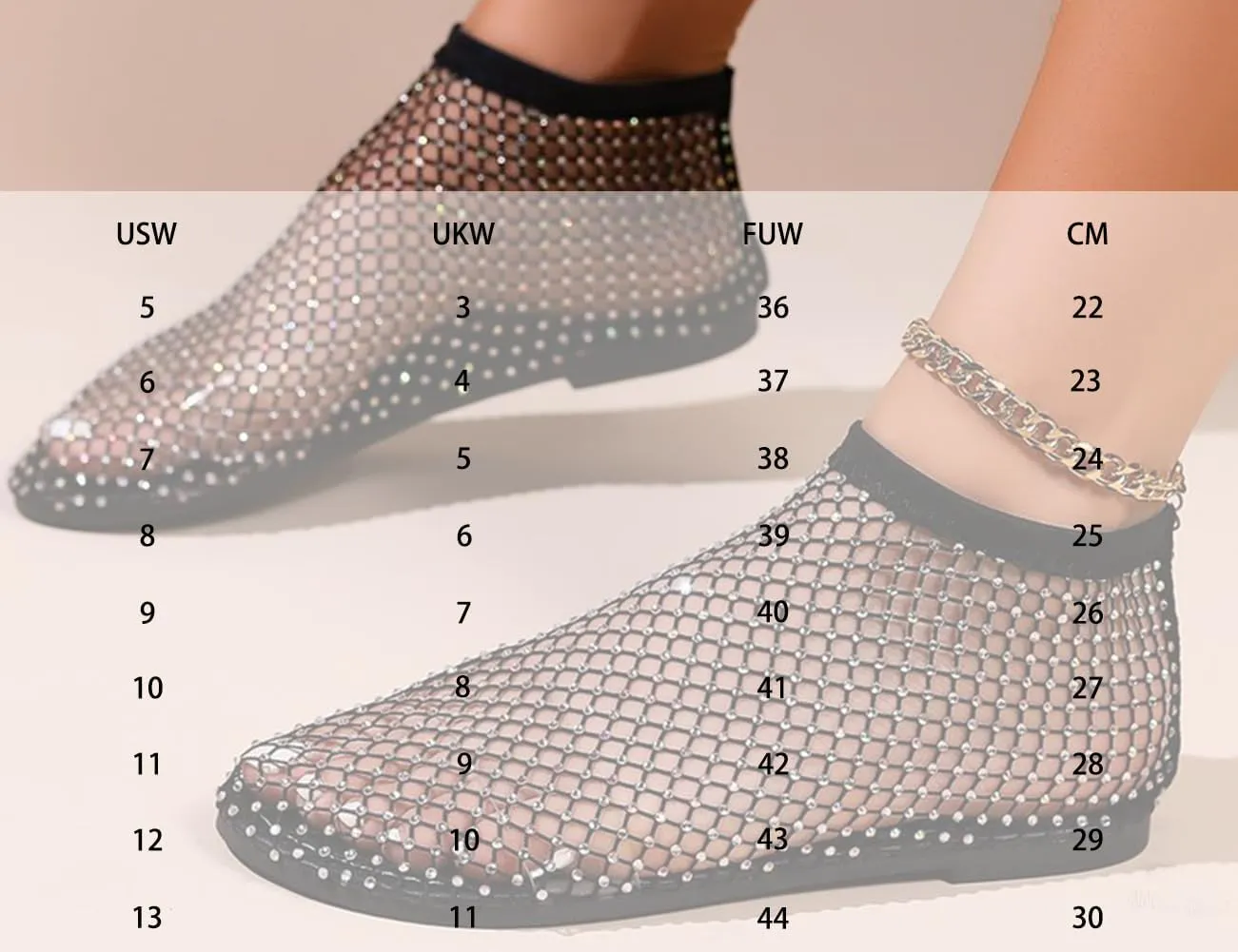 Litex Ultra Comfortable Shiny Gem Mesh Flats, Shiny Gem Mesh Flats, Casual Elasticity Slip On Mesh Flat Shoes for Women