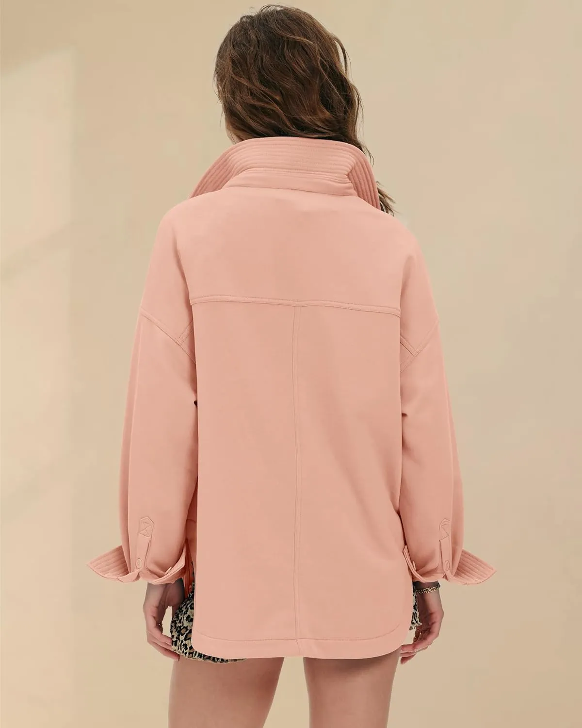 Locachy Women's Casual Oversized Polo Sweatshirt Lapel Long Sleeve Button Pullover Tops Fashion Outfits Clothes