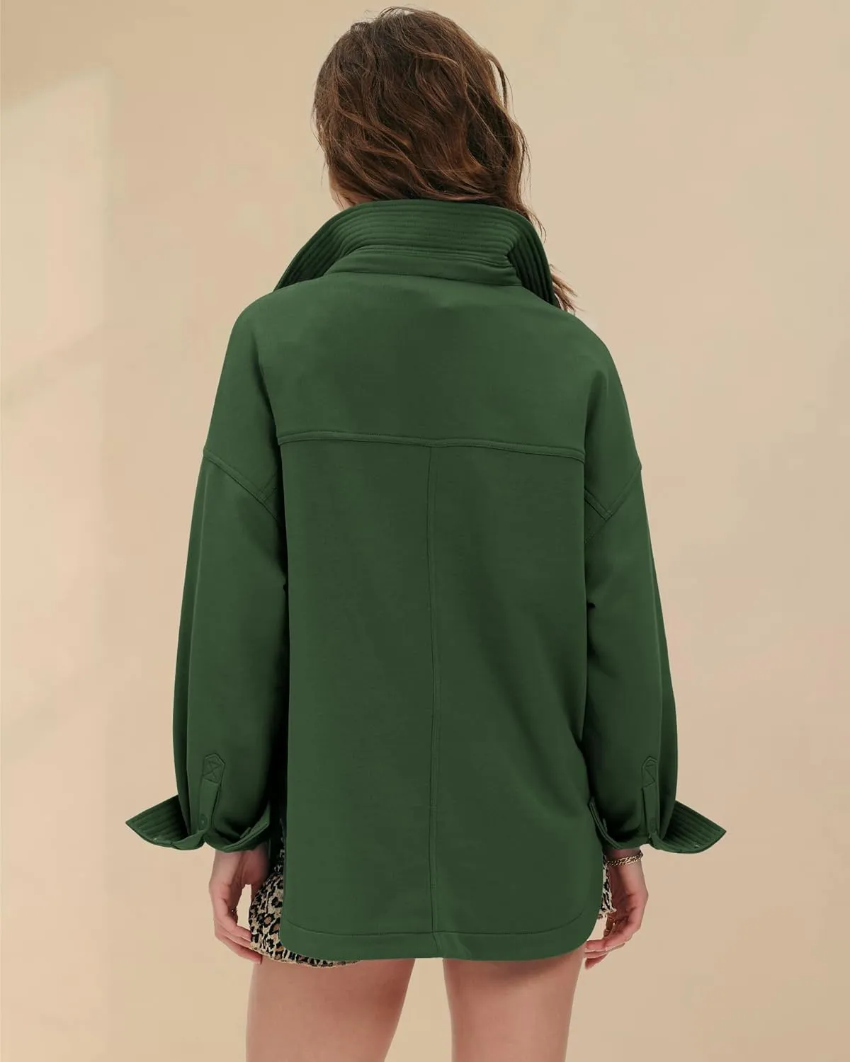 Locachy Women's Casual Oversized Polo Sweatshirt Lapel Long Sleeve Button Pullover Tops Fashion Outfits Clothes
