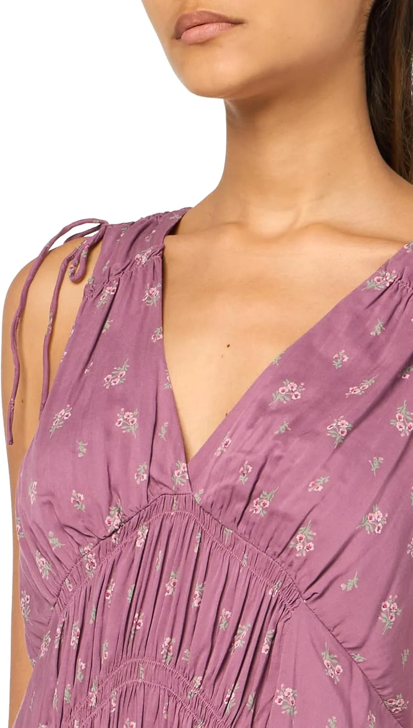 Lucky Brand Women's Smocked V Dress