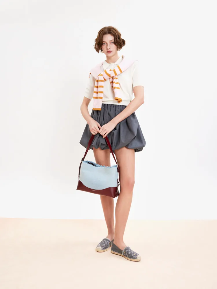 Maggie Monogram Frayed Espadrilles