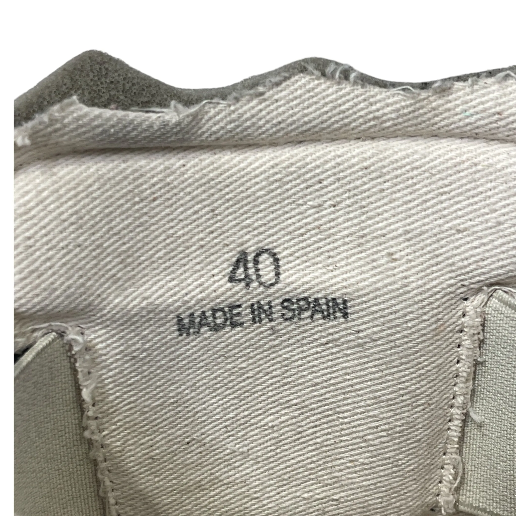 Maison Margiela/Espadrilles/US 7/Cotton/GRY/GAT ESPIDRILLE MULES