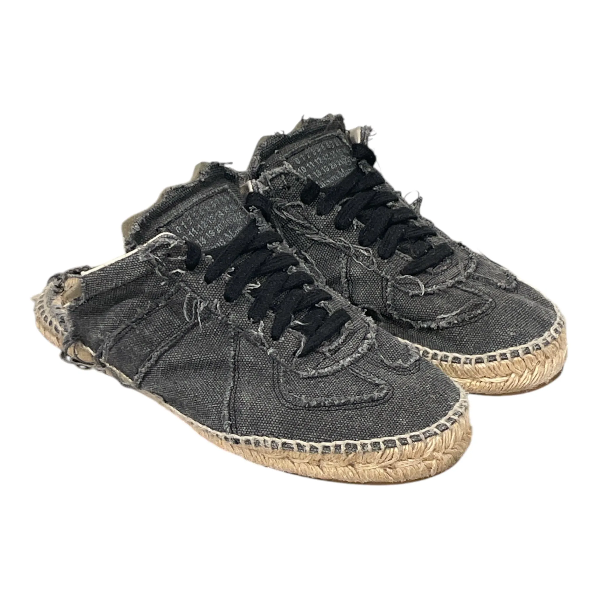Maison Margiela/Espadrilles/US 7/Cotton/GRY/GAT ESPIDRILLE MULES