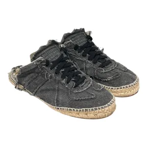 Maison Margiela/Espadrilles/US 7/Cotton/GRY/GAT ESPIDRILLE MULES