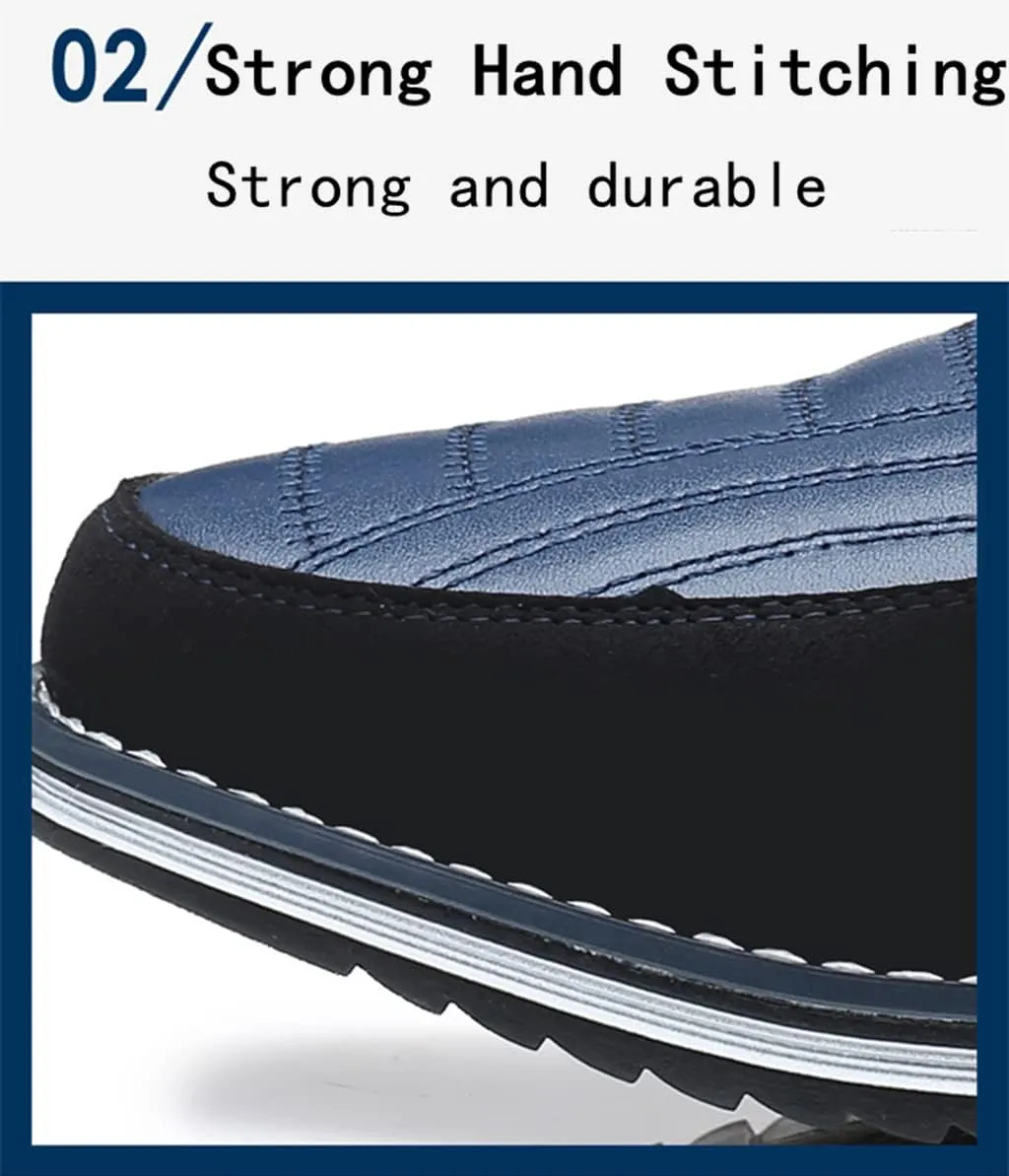 Mens Casual Business High-top Loafers Shoes Sneakers Comfort Walking for Male Work Office Dress Leather Slip-on Fashion Driving Loafer