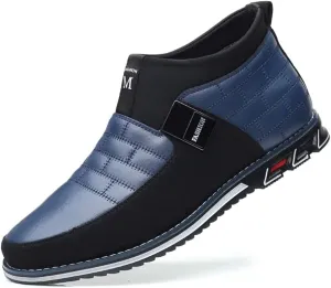 Mens Casual Business High-top Loafers Shoes Sneakers Comfort Walking for Male Work Office Dress Leather Slip-on Fashion Driving Loafer