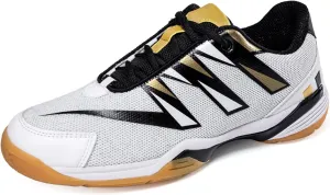 Men's Pickleball Shoes Comfort Anti-Slip Badminton Indoor Court Athletic Training Sneakers for Racketball Squash Tennis