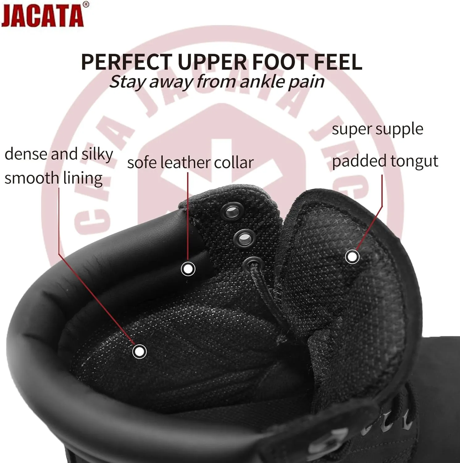 Men's Water Resistant Leather Work Boot Rubber Sole Construction Oil Resistant Utility Industrial Boots