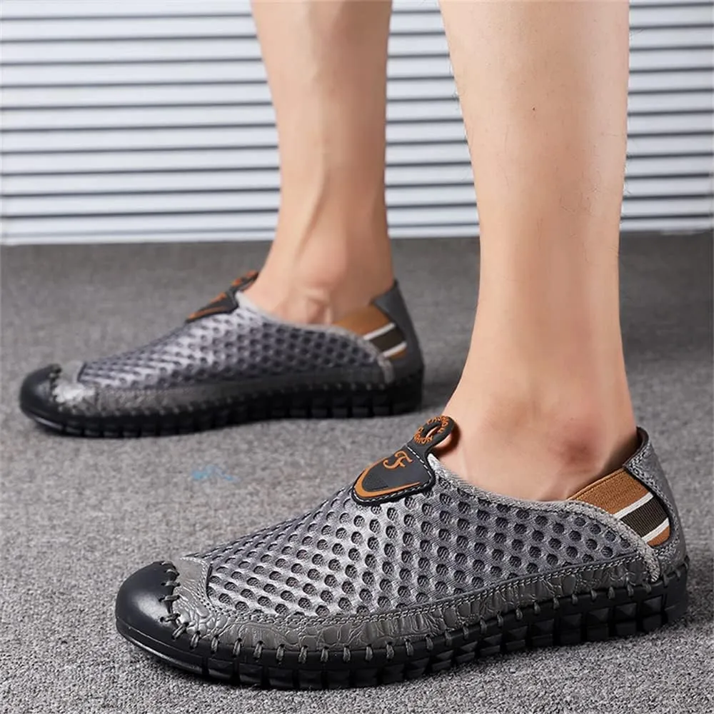 Men's Water Shoes Mesh Casual Walking Shoes Slip-On Loafers