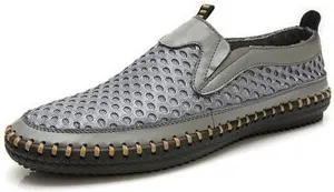 Men's Water Shoes Mesh Casual Walking Shoes Slip-On Loafers