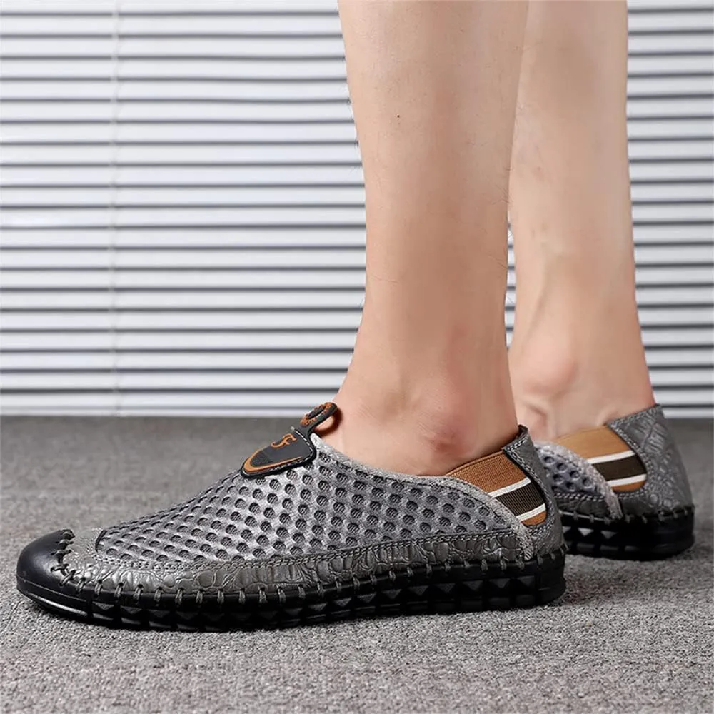 Men's Water Shoes Mesh Casual Walking Shoes Slip-On Loafers