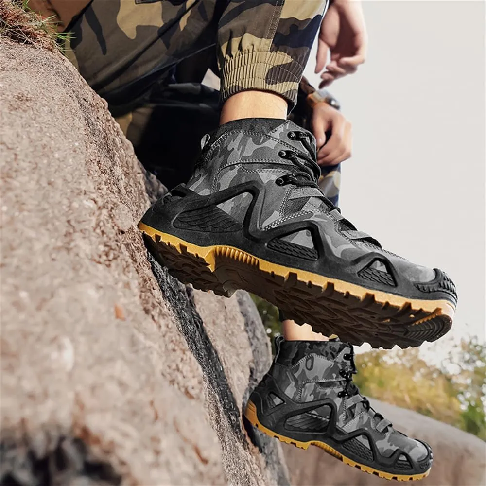Men's Waterproof Hiking Boots Outdoor Mid Trekking Backpacking Mountaineering Shoes