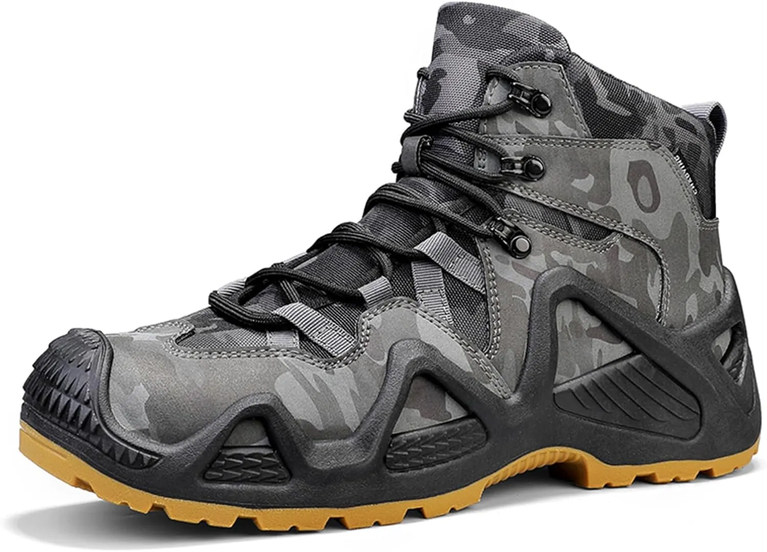 Men's Waterproof Hiking Boots Outdoor Mid Trekking Backpacking Mountaineering Shoes