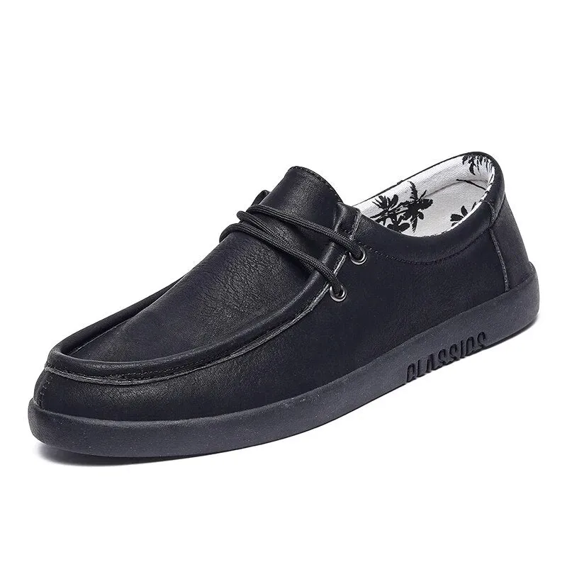 Mens White Boat Shoes
