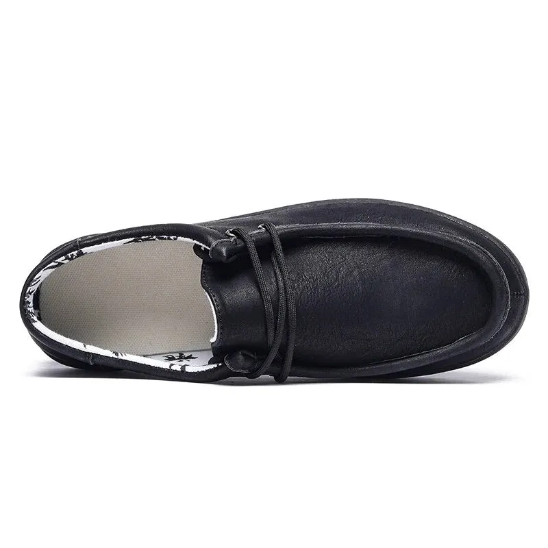 Mens White Boat Shoes
