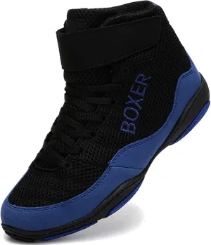 Men's Wrestling Shoes Women Fitness Boxing Sneakers High Top Taekwondo Karate Martial Arts Training Shoes