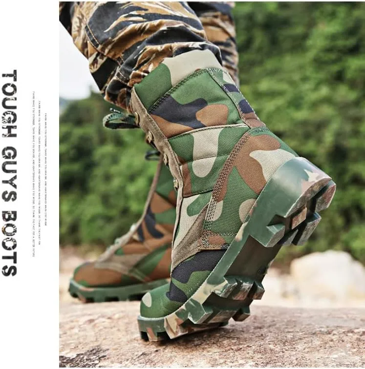 Men's/Women's outdoor hiking boots desert boots jungle off-road training, high top hiking boots