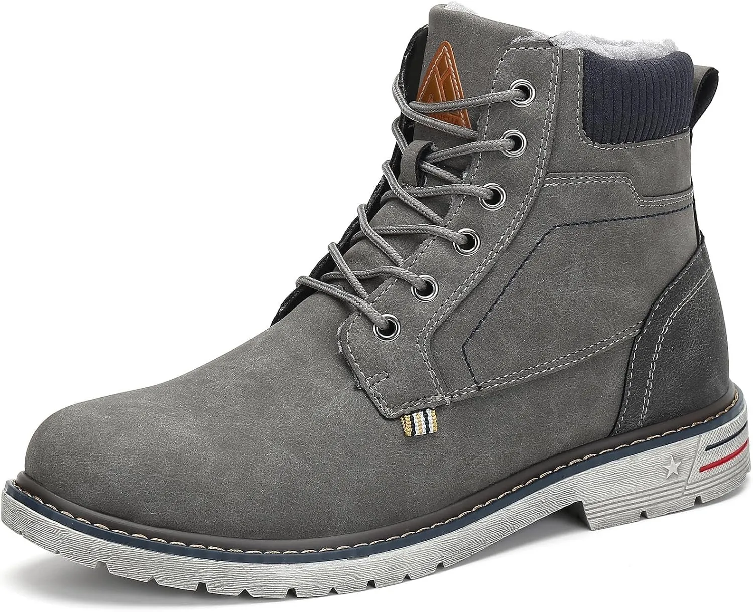 Mishansha Winter Boots for Men Women Waterproof Snow Boots Warm Lined Non Slip Hiking Boot