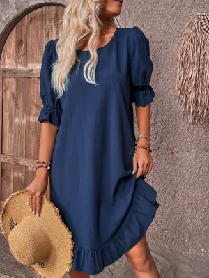 Nayeli | Ruffle Sleeve Summer Dress