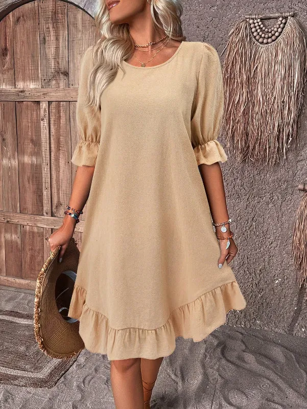 Nayeli | Ruffle Sleeve Summer Dress