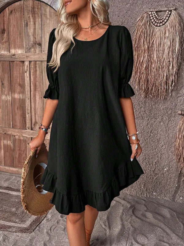 Nayeli | Ruffle Sleeve Summer Dress