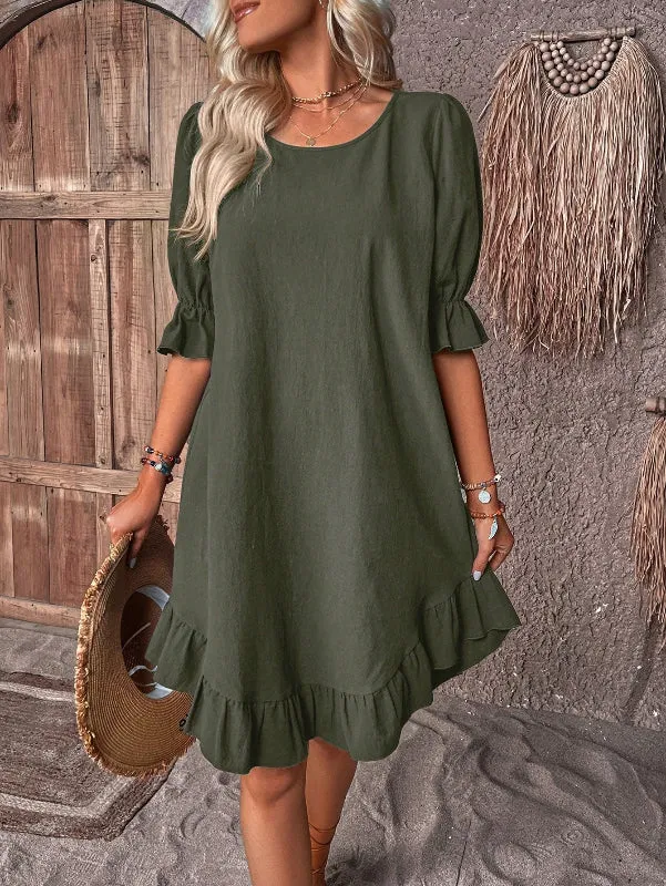Nayeli | Ruffle Sleeve Summer Dress