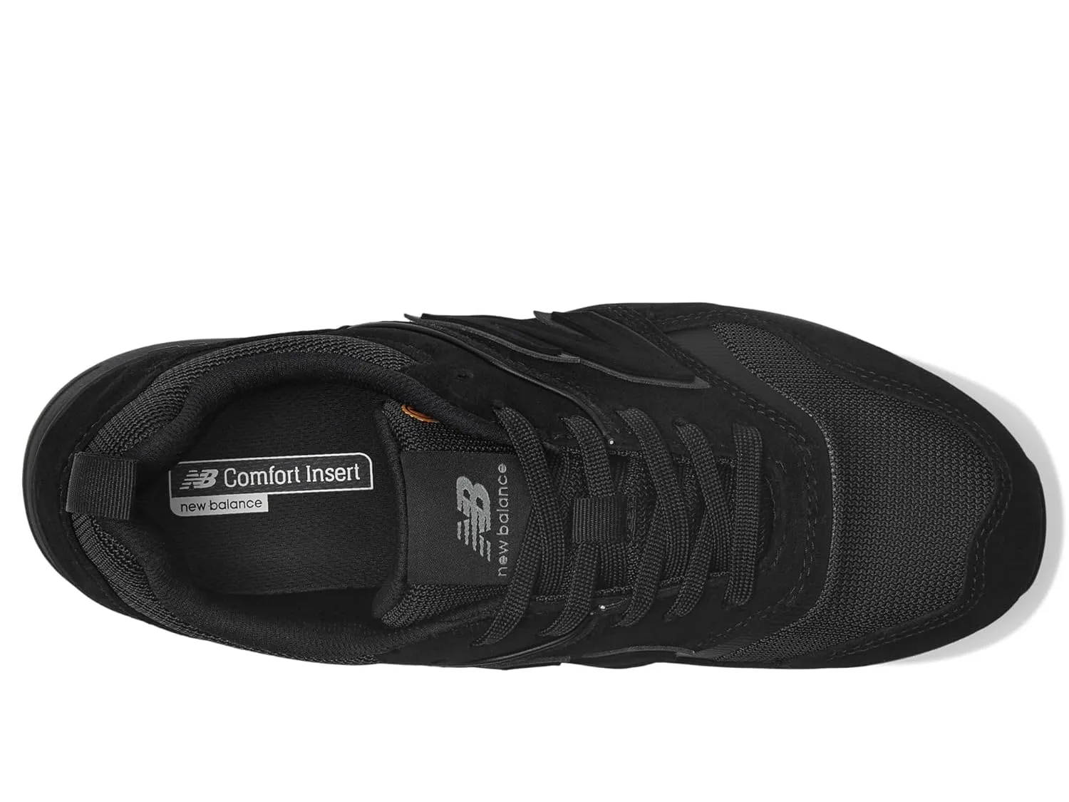 New Balance Men's Elite Lite Static Dissipative Medium Composite Toe, Industrial Work Shoe Lightweight & Slip Resistant, Black/Black, 11