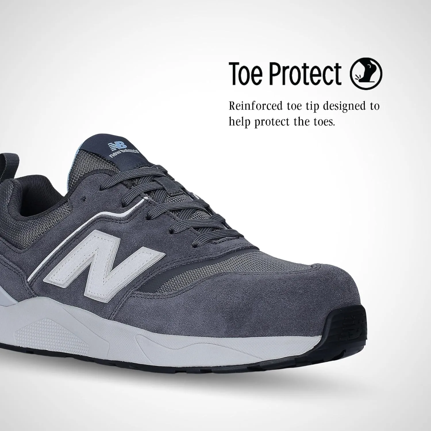 New Balance Women's Elite Lite Electrical Hazard Medium Composite Toe, Industrial Work Shoe Lightweight & Slip Resistant, Magnet Whispy Blue, 10