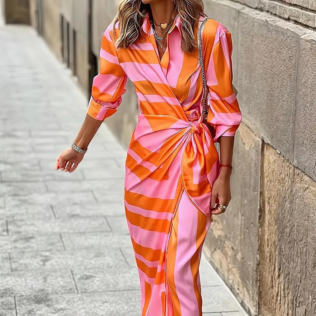 Osmaria – Verspieltes Sommerkleid mit buntem Muster