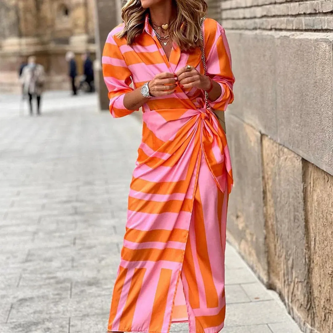 Osmaria – Verspieltes Sommerkleid mit buntem Muster