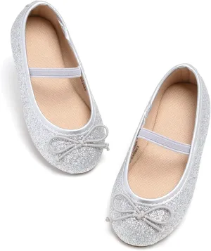 Otter MOMO Toddler Little Girls Party Dress Princess Shoes Slip On Mary Jane Ballerina Flats Shoes