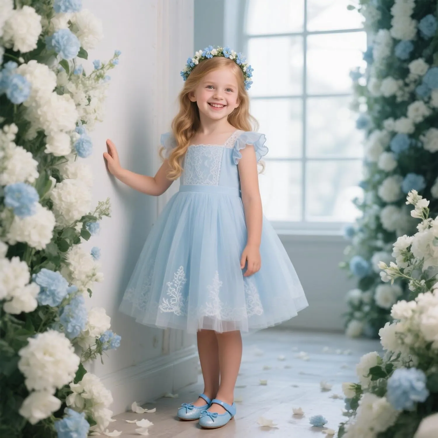 Otter MOMO Toddler/Little Girls Mary Jane Ballerina Flats Shoes Slip-on School Party Dress Shoes