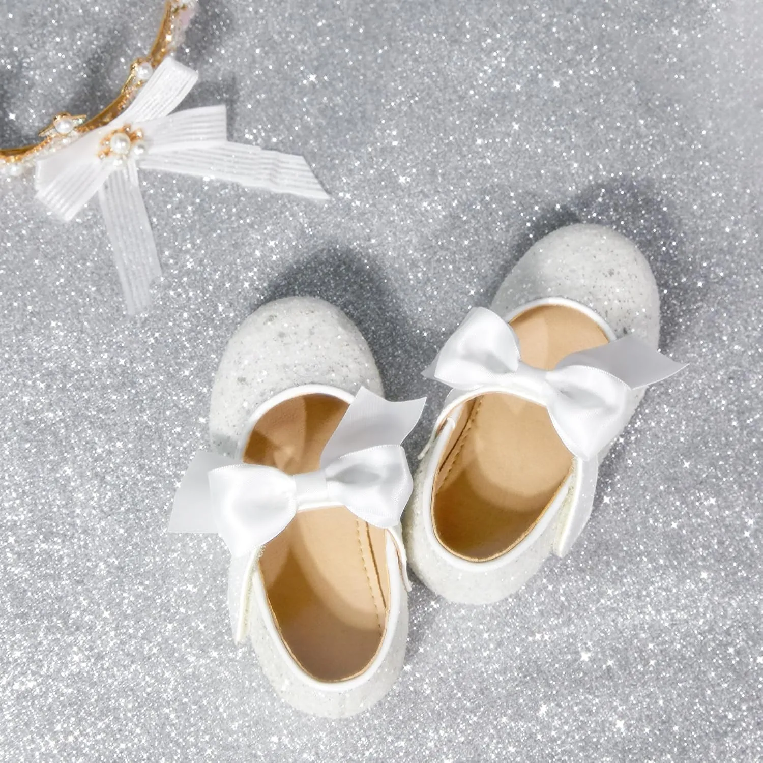 Otter MOMO Toddler/Little Girls Mary Jane Ballerina Flats Shoes Slip-on School Party Dress Shoes