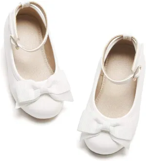 Otter MOMO Toddler/Little Girls Mary Jane Ballerina Flats Shoes Slip-on School Party Dress Shoes