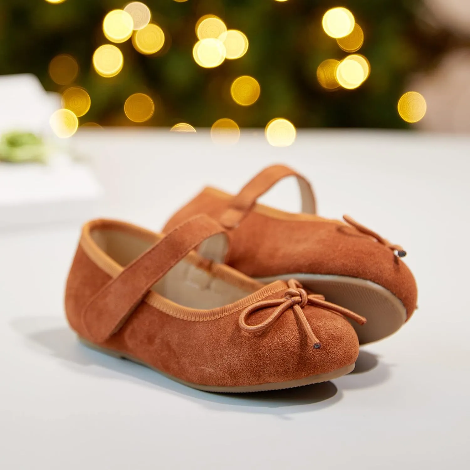 Otter MOMO Toddler/Little Girls Mary Jane Ballerina Flats Shoes Slip-on School Party Dress Shoes