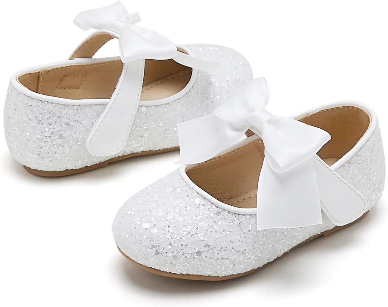 Otter MOMO Toddler/Little Girls Mary Jane Ballerina Flats Shoes Slip-on School Party Dress Shoes