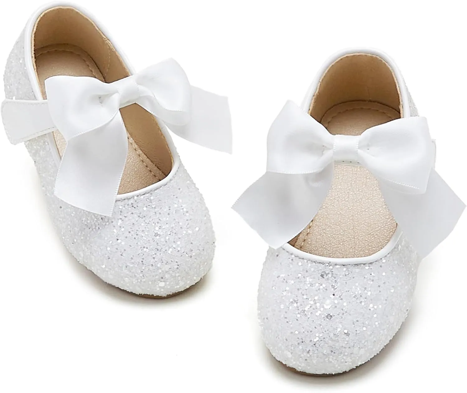 Otter MOMO Toddler/Little Girls Mary Jane Ballerina Flats Shoes Slip-on School Party Dress Shoes