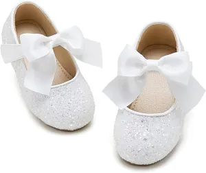 Otter MOMO Toddler/Little Girls Mary Jane Ballerina Flats Shoes Slip-on School Party Dress Shoes
